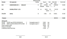 Szállítólevél ADR adatokkal