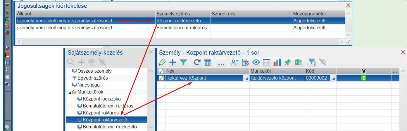 Jogosultság "kinyomozása"