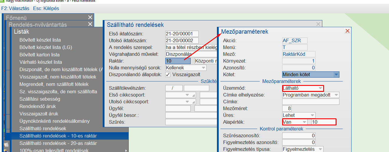 Mezőparaméterezés