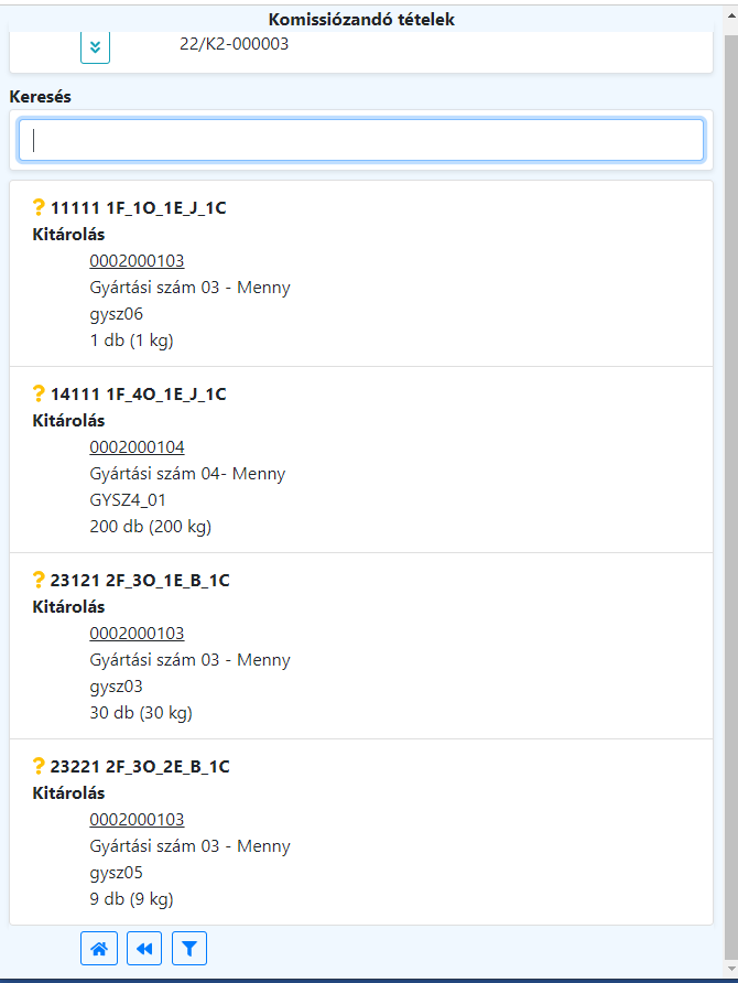 Kitárolási utasítás a web-alapú machinátorban
