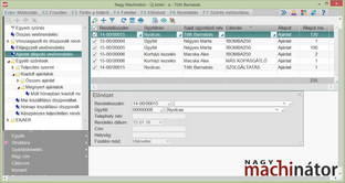 Pillanatnyi állapot szerinti lekérdezés