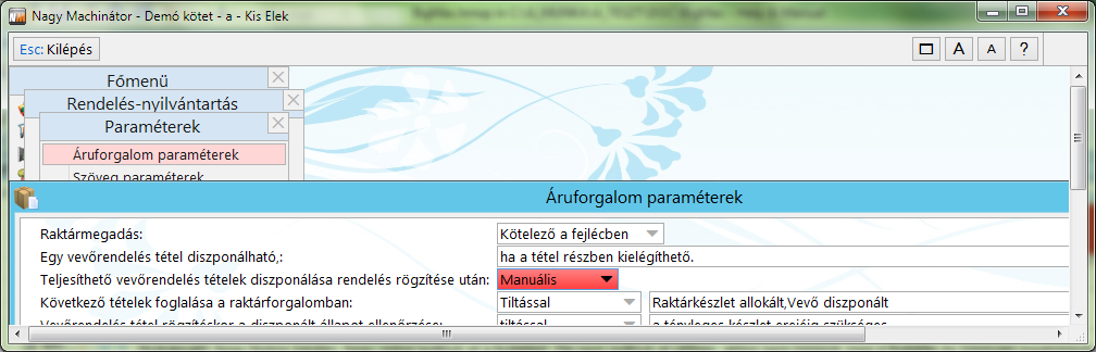 Vevőrendelés után elinduló foglalás beállítása