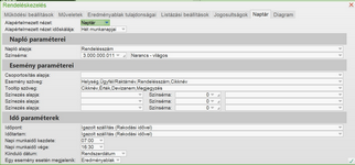 Részletes naptárnézet beállítás