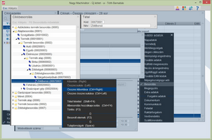 Besorolásfa műveletek