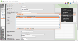 Helyettesítés megadása a személytörzsben