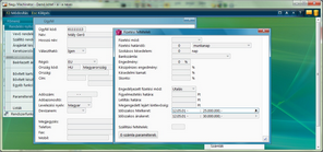 Árukeret/Hitelkeret megadás az ügyféltörzsben