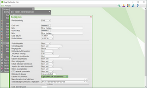 Hó közbeni bérváltozáskor egy oldalas bérjegyzék lekérése