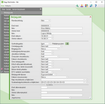 Bérjegyzék lekérése