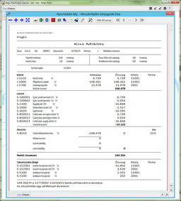 Bérjegyzék listaképe