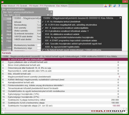 Szakképzési hozzájárulás levezetése a 1508M lapon
