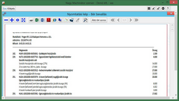 Költségvetéssel szembeni kötelezettség lista