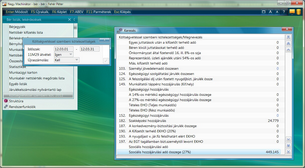 Költségvetéssel szembeni kötelezettség lekérdezés