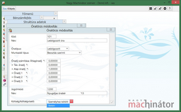 Költséghely bekérés megadása az órakódnál