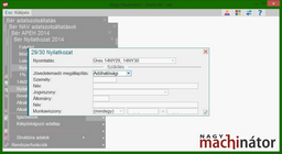 Nyilatkozat nyomtatás - üres