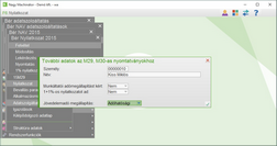 Adóhatósági adómegállapítás rögzítése