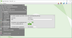 Munkáltatói adómegállapítás rögzítése