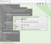 Táppénz és betegszabadság típus