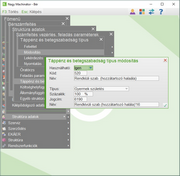 Táppénz és betegszabadság típus rögzítése