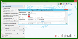Egyszerűsített foglalkoztatás igazolás lekérése