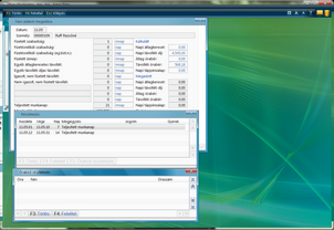 Havi adatok - Órakód részletezés