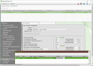 Közeli hozzátartozó halaálakor járó rendkívüli szabadság rögzítése