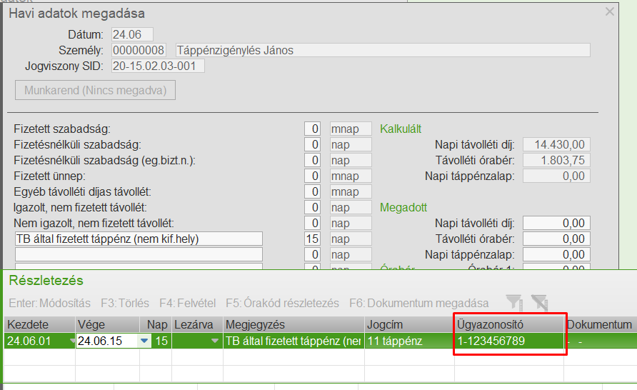 Júniusi rögzítés