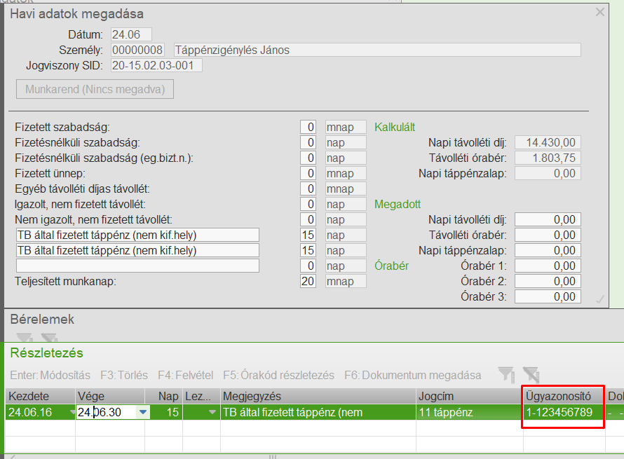 Júniusi rögzítés