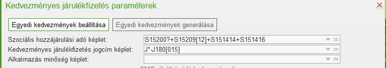Számfejtés paraméterek