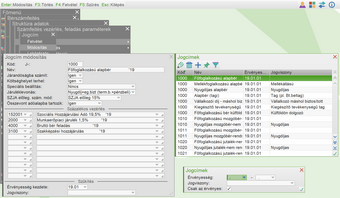 Jogcím törzs bevitel
