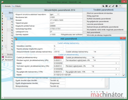 Számfejtés paraméterek
