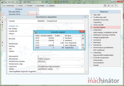 Díjazás módjának beállítása