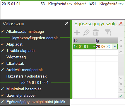Eüszolg járulék lezárása