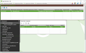 Belépéskor személyi alapbér rögzítése