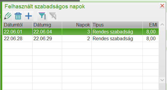 Részletes rögzítés