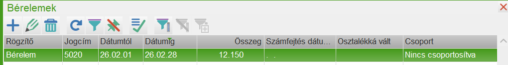 Összeg mező kiszámításra kerül