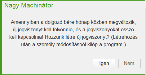 Hóközi bérváltozás
