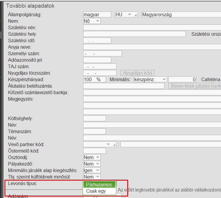 Több letiltás műkődési módja