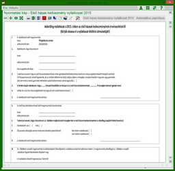Nyilatkozat az első házas kedvezmény érvényesítéséről