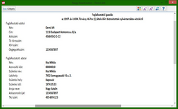 Foglalkoztatói igazolás