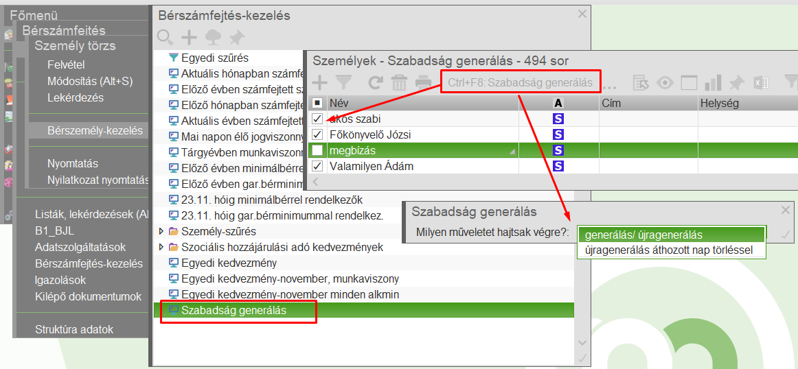 Szabadság generálás művelet