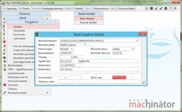 Átutalási megbízás rögzítése