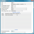 Bérenkívüli juttatás jogcíme (J5040)