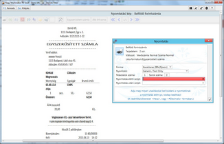 Nyomtatás küldés blokknyomtatóra