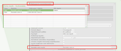 WEB szerviz paraméterek
