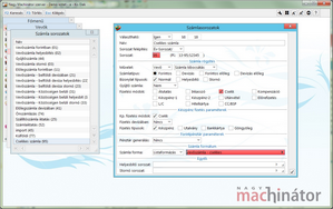 Számlasorozat felvétele