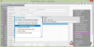 Adóköteles besorolás létrehozása a cikktörzsben