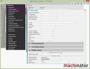 Megbízás esetén az szállító azonosítójának megadása