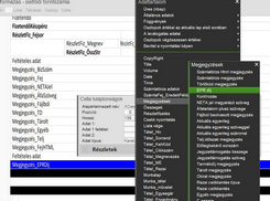 Szöveg felrakása a számla megjegyzésbe