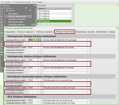 Árfolyam különbözet a témaelszámolásban