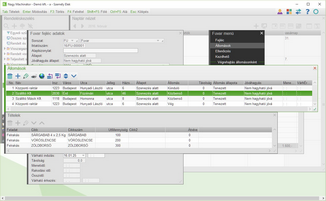 A szállítórendelés alapján készült fuvarbizonylat
